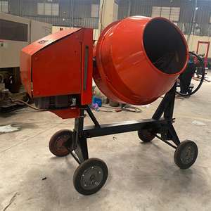 Mélangeur de ciment à essence portable en gros pour la construction Bétonnière de 350 litres avec décharge manuelle et moteur fabriquée au Vietnam - Product Image 1