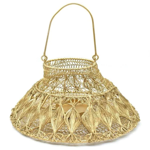 Panier-cadeau en métal écologique durable avec poignée rembourrée, couleur personnalisée, prise en main confortable, design élégant, utilisation polyvalente - Product Image 3