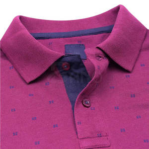 Vente en gros Hommes Coton Fibre de Bambou pour T-shirts Polo 220g Logo Personnalisé Imprimé Solide Tricoté Jersey Tops Séchage Rapide & - Product Image 3