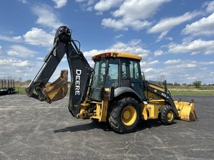 รถตักล้อยาง John Deere 310L EP ปี 2018 มือสอง สภาพดี ประสิทธิภาพเยี่ยม มีสินค้าในสต็อก คุณภาพสูง - Product Image 3