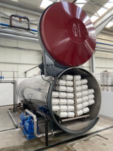 Autoclave de vacío y presión de alto rendimiento para acondicionamiento y vaporización de hilo - Product Image 4