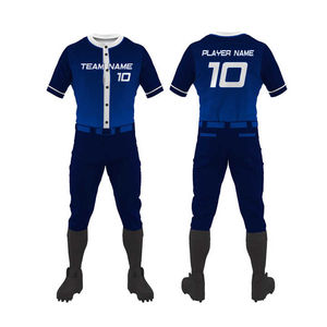 Sublimación personalizada Uniformes de béisbol para adultos 100% Kit de uniforme de béisbol de poliéster Oferta de paquete de tamaño grande para equipo de uniforme de Softbol - Product Image 6