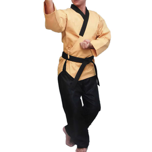 ชุดเทควันโดคอตตอน100% ระบายอากาศได้ดีน้ำหนักเบาชุดศิลปะการต่อสู้ - Product Image 4