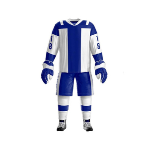 Vente en gros d'uniformes de hockey sur glace souples et confortables de qualité supérieure maillots de hockey en équipe vêtements de sport de plein air de différentes couleurs - Product Image 4