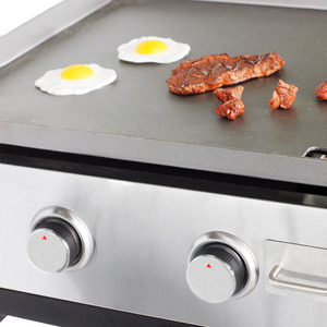 Quemadores de barbacoa de Gas plateado personalizados de fábrica, tapa de Gas desmontable, parrilla para el hogar, parrilla de barbacoa de Gas Natural plateado para cocina al aire libre - Product Image 5