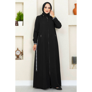 Nouvelle saison vêtements islamiques d'hiver pour femmes robe Abaya caftan tunique Dubaï mode islamique musulmane robes islamiques de fabrication turque - Product Image 6