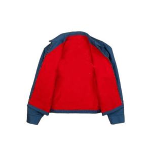 Veste de Travail en Denim Personnalisée avec Logo OEM pour Hommes, Col Revers, Couleurs Personnalisées, Broderie, Respirante, Imperméable, Coupe-Vent - Product Image 3