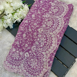 Diseñador indio, el último y llamativo Sari indio tradicional de lujo, ropa exclusiva para fiestas, ropa de novia, Sari de aspecto rico - Product Image 1