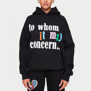 Ventes en gros de sweats à capuche en coton pour femmes, style nouveau, haute qualité, vierges - Product Image 3