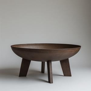 Modern Designer Metal Firepit with Premium Craftsmanship and Powder Coated Finish <b>for</b> Luxury Outdoor Spaces and Wood Burning - Product Image 5