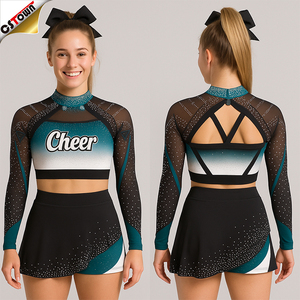 Xu hướng sản phẩm 2024 <span class=keywords><strong>New</strong></span> arrivals màu xanh cổ vũ đồng phục cổ vũ đồng phục thạch thăng hoa - Product Image 5