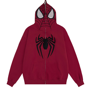 Sweat à capuche en molleton pour homme, surdimensionné, écologique, respirant, en coton 100%, avec strass, personnalisé et imprimé en gros - Product Image 2