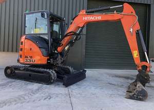 Mini-excavatrice Hitachi ZX 33U à succès, meilleure qualité, pelle compacte, pompe HYDAC, boîte de vitesses, moteur Hitachi, 2,8 tonnes, construction - Product Image 3