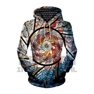 Sudaderas con capucha de manga larga de diseño personalizado de la mejor calidad Material 100% sudaderas con capucha de sublimación de poliéster - Product Image 6