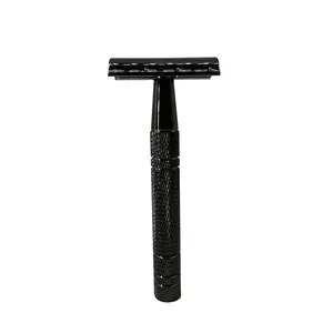 Maquinilla de afeitar de seguridad modelo mariposa de Material de latón profesional maquinilla de afeitar de seguridad de doble filo - Product Image 5