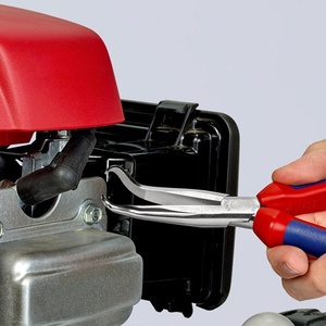 Pince de mécanicien KNIPEX chromée, longueur 200 mm, type 9, poignées multi-composants inclinées à 45°, outil d'atelier - Product Image 5