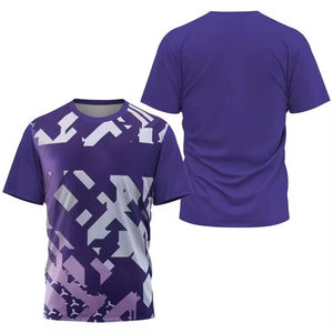 Nouveau design, vêtements décontractés pour hommes, sublimation, tous les sports, t-shirt à col rond personnalisé pour hommes, sublimation, avec faible MOQ - Product Image 3