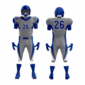 Unique Quality 100% Polyester American Football Uniform Short Sleeve Custom Team Name Breathable Quick Dry <b>Cheap</b> Price Sale - Product Image 5