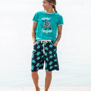 <b>Shirt</b> and Shorts <b>Ladies</b> Custom Biker Outfits Clothing Women's <b>T</b>-<b>Shirts</b> Sport 2 Piece Women Breathable Shorts Set - Product Image 6