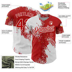 Maillot de baseball haute performance-Tissu respirant, parfait pour les sports d'équipe et les vêtements de tous les jours - Product Image 3