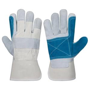 ถุงมือนิรภัยสำหรับงานหนักถุงมือหนังหุ้มฉนวนสำหรับทำงานที่ทนทาน - Product Image 1