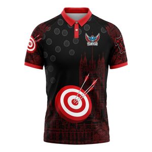 Tir à l'arc Polo Shirt Tir à l'arc Jersey Teamwear Formation Haute Qualité À Manches Courtes Hommes Tir À L'arc T-shirt - Product Image 1