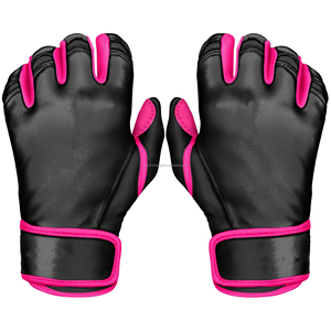 Guantes de bateo de béisbol Lever con puño corto, agarre antideslizante avanzado para un mejor control del bate LBBSC-0031 - Product Image 6