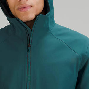 Blouson Bomber Homme à Boutons Cachés Hiver 2025 Coupe-Vent Réfléchissant Imperméable Sport Slim Fit Classique Logo Personnalisé Tricoté - Product Image 5