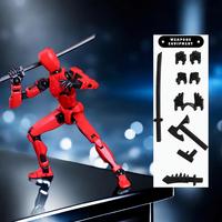 Figurine d'Action Robot Modèle T13 Imprimé en 3D Entièrement Articulé, Compatible avec l'Animation en Stop-Motion