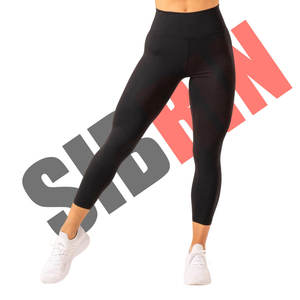 Mallas sin costuras de cintura alta personalizadas de alta calidad para mujer, pantalones de entrenamiento transpirables de Yoga y bajo precio para moda de gimnasio - Product Image 2