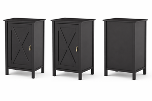 ตู้เก็บของไม้เนื้อแข็งคุณภาพพรีเมียม ผลิตจากวัสดุธรรมชาติ 100% ดีไซน์ประตูเดียว สำหรับห้องนอน ห้องนั่งเล่น เฟอร์นิเจอร์ภายในบ้าน - Product Image 3