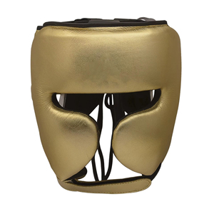 Protector de Cabeza de Cuero de Primera Calidad con Diseño Personalizado, Colores y Logotipo Personalizados - Uso Profesional para Deportes de Combate como Kick Boxing - Product Image 1