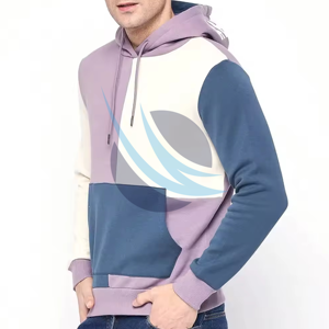 Pull à capuche épais pour hommes avec doublure polaire Sweats à capuche personnalisés Style Streetwear Sweat-shirt d'hiver à manches longues - Product Image 5
