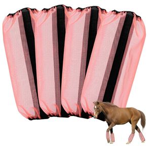 รองเท้าบูทป้องกันแมลงรองเท้าบูทสำหรับม้าม้าชุด4ตัว - Product Image 1