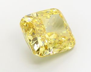 20.36 Ct Fancy Vivid Yellow Lab Grown Diamond VS2 Clarity IGI Certifié pour les bagues - Product Image 3