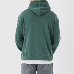 Sweat à capuche en coton décontracté et élégant pour homme, imprimé, personnalisable, pour l'hiver, par temps froid, taille 3XL, impression numérique, teinture unie - Product Image 2