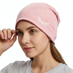 Gorro Unisex Rosa, 100% Acrílico, Color Sólido, Gorro Casual de Invierno para Adultos, Tejido a Máquina, Cálido y Cómodo - Product Image 6