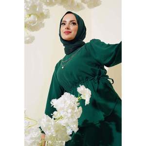 ชุด2ชิ้นกระโปรงเอว airobin ชุดมรกต - Product Image 2