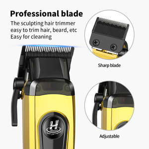 Hnice HN-280 <span class=keywords><strong>Tagliacapelli</strong></span> Elettrico Professionale 11500RPM Alta Velocità 10W Potente con Lame Regolabili e Base di Ricarica - Product Image 3