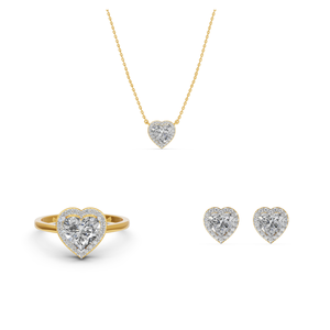 Anillo de Compromiso de Oro Sólido de 14K para Mujer con Diamante de Corte Corazón de 1.22 Quilates, Claridad VS, Color EF, Cultivado en Laboratorio, Certificado IGI, Regalo de Lujo - Product Image 3