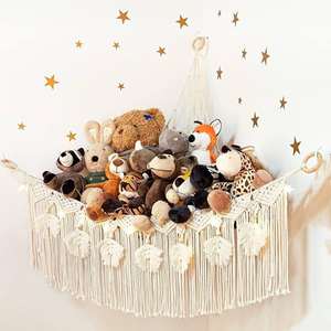 Vente en gros de hamac en coton macramé fait à la main filet de rangement pour bébé de l'Inde pour les cadeaux Diwali - Product Image 1