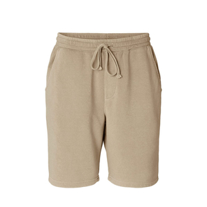 กางเกงขาสั้นผู้ชายผ้าฝ้าย OEM มีกระเป๋า กางเกงออกกำลังกายลำลองทรงหลวม ย้อมสีแบบวอช กางเกงวิ่ง กางเกงออกกำลังกายสำหรับผู้ชาย - Product Image 4