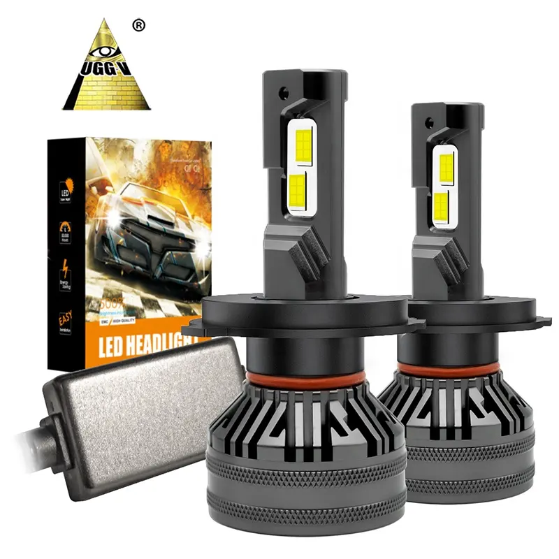 Autocar Universal ไฟหน้ารถ LED เต็ม E22 ไฟหน้า 12V IP68 อะไหล่สําหรับ H4 H7 H11 H13 9008 มี 3 สี