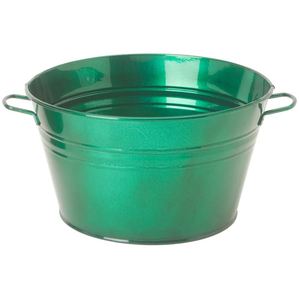 Silver Steel <b>Metal</b> Ice Bucket Wine <b>Tub</b> Bulk Quantity for Indoor Outdoor Restaurant Beer Bucket for Party Bar Home Wedding - Product Image 5