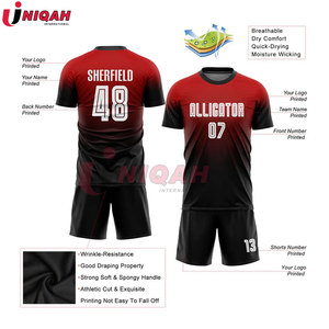 เสื้อทีมฟุตบอลของผู้ชายเสื้อชุดทีมฟุตบอลเสื้อหลวมออกแบบได้ตามต้องการดีไซน์แบบย้อนยุคล่าสุด - Product Image 3