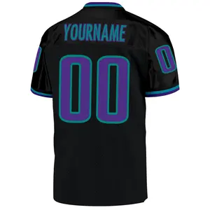 Venta de Fábrica Camisetas de Fútbol Americano Personalizadas Transpirables de Manga Corta con Logotipo Personalizado Calidad Premium Unisex Adulto Práctica - Product Image 3