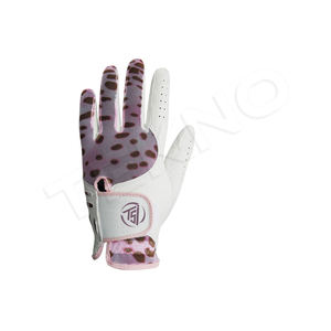 Gant de golf en cuir Cabretta complet pour la mode avec couleur différente pour l'onglet de fermeture - Product Image 3