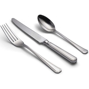 Juego de cubiertos de acero inoxidable chapado en oro personalizado, cuchillo, cuchara, tenedor, mango martillado, luz increíble - Product Image 2