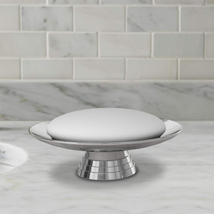 Porte-savon et porte-savon en métal argenté de qualité supérieure Design classique décor de salle de bain à la maison porte-savon à prix raisonnable - Product Image 6