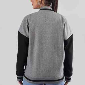 เสื้อแจ็คเก็ตวาร์ซิตี้ผู้หญิงแบบสั้น น้ำหนักเบา ผ้าฝ้ายด้านนอก ดีไซน์แบบกลับด้านได้ กันน้ำ สวมใส่สบาย ทันสมัย เหมาะกับทุกฤดูกาล - Product Image 6